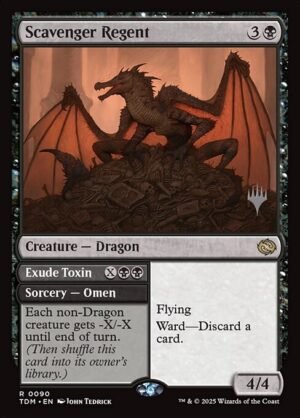 Scavenger Regent // Exude Toxin<br /><span class="collector-number">Collector No. 90p</span>