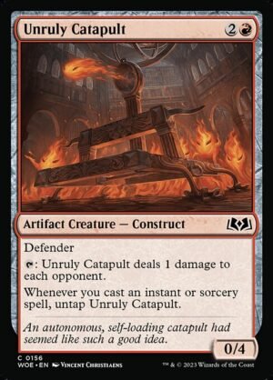 Unruly Catapult - Foil<br /><span class="collector-number">Collector No. 156</span>