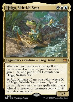 Helga, Skittish Seer<br /><span class="collector-number">Collector No. 217</span>