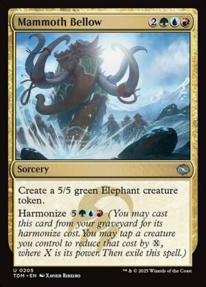 Mammoth Bellow - Foil<br /><span class="collector-number">Collector No. 205</span>