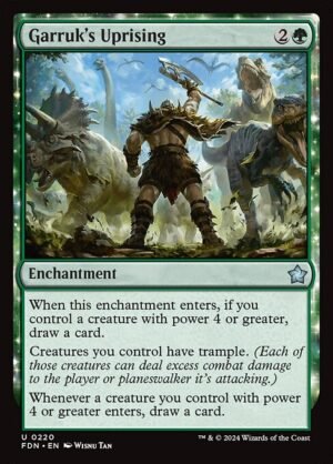 Garruk's Uprising - Foil<br /><span class="collector-number">Collector No. 220</span>