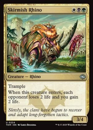 Skirmish Rhino - Foil<br /><span class="collector-number">Collector No. 224</span>