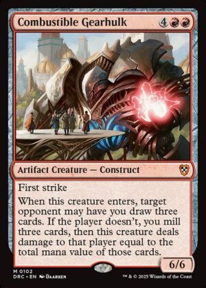 Combustible Gearhulk<br /><span class="collector-number">Collector No. 102</span>