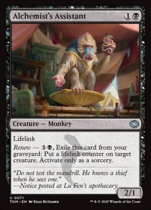 Alchemist's Assistant<br /><span class="collector-number">Collector No. 71</span>