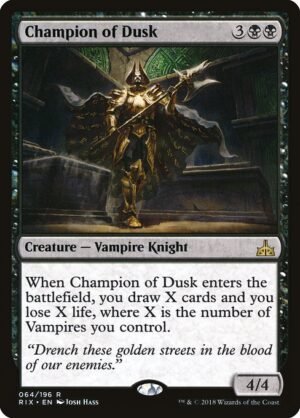 Champion of Dusk - Foil<br /><span class="collector-number">Collector No. 64</span>