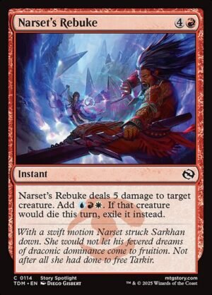 Narset's Rebuke - Foil<br /><span class="collector-number">Collector No. 114</span>