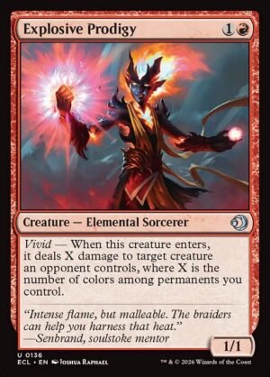 Explosive Prodigy<br /><span class="collector-number">Collector No. 136</span>