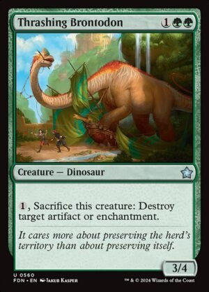 Thrashing Brontodon<br /><span class="collector-number">Collector No. 560</span>