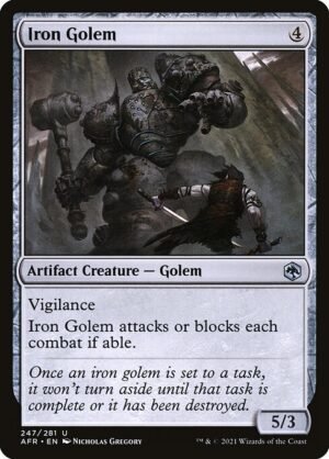 Iron Golem - Foil<br /><span class="collector-number">Collector No. 247</span>