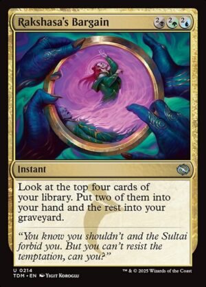 Rakshasa's Bargain<br /><span class="collector-number">Collector No. 214</span>