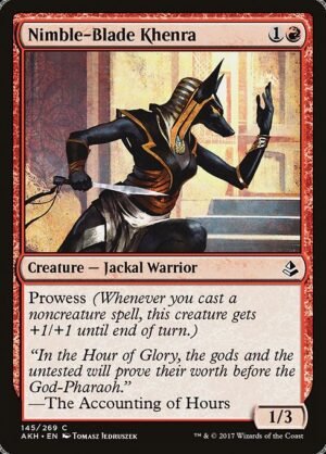 Nimble-Blade Khenra<br /><span class="collector-number">Collector No. 145</span>