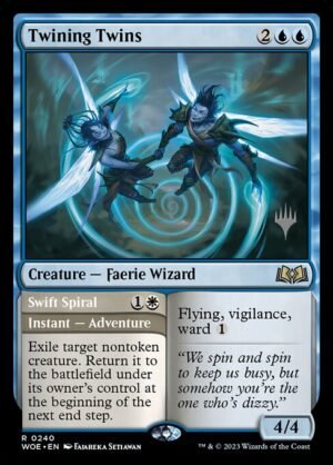 Twining Twins // Swift Spiral<br /><span class="collector-number">Collector No. 240p</span>