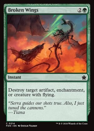 Broken Wings - Foil<br /><span class="collector-number">Collector No. 214</span>