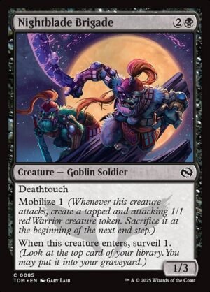 Nightblade Brigade - Foil<br /><span class="collector-number">Collector No. 85</span>