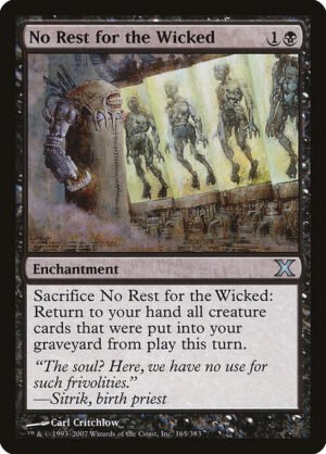 No Rest for the Wicked - Foil<br /><span class="collector-number">Collector No. 165</span>