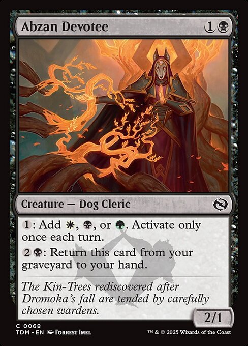Abzan Devotee<br /><span class="collector-number">Collector No. 68</span>