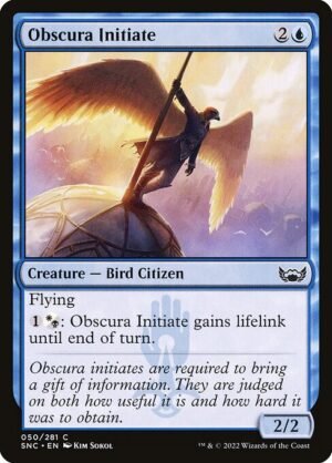 Obscura Initiate - Foil<br /><span class="collector-number">Collector No. 50</span>