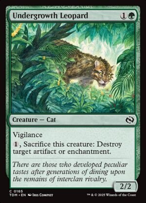 Undergrowth Leopard - Foil<br /><span class="collector-number">Collector No. 165</span>