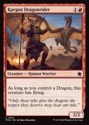 Kargan Dragonrider<br /><span class="collector-number">Collector No. 541</span>