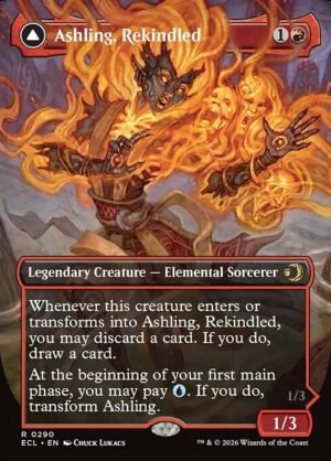 Ashling, Rekindled // Ashling, Rimebound<br /><span class="collector-number">Collector No. 290</span>