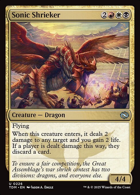 Sonic Shrieker<br /><span class="collector-number">Collector No. 226</span>
