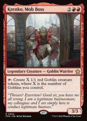 Krenko, Mob Boss - Foil<br /><span class="collector-number">Collector No. 204</span>
