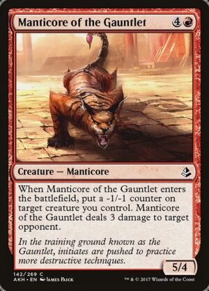 Manticore of the Gauntlet<br /><span class="collector-number">Collector No. 142</span>