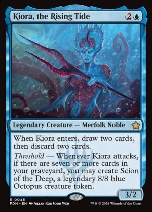 Kiora, the Rising Tide<br /><span class="collector-number">Collector No. 45</span>