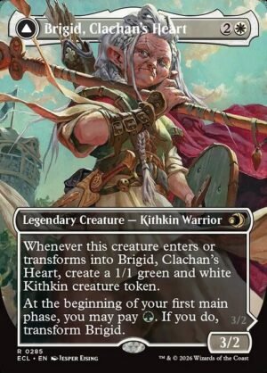 Brigid, Clachan's Heart // Brigid, Doun's Mind<br /><span class="collector-number">Collector No. 285</span>