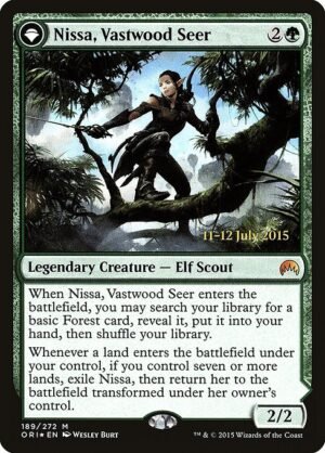Nissa, Vastwood Seer // Nissa, Sage Animist - Foil<br /><span class="collector-number">Collector No. 189s</span>