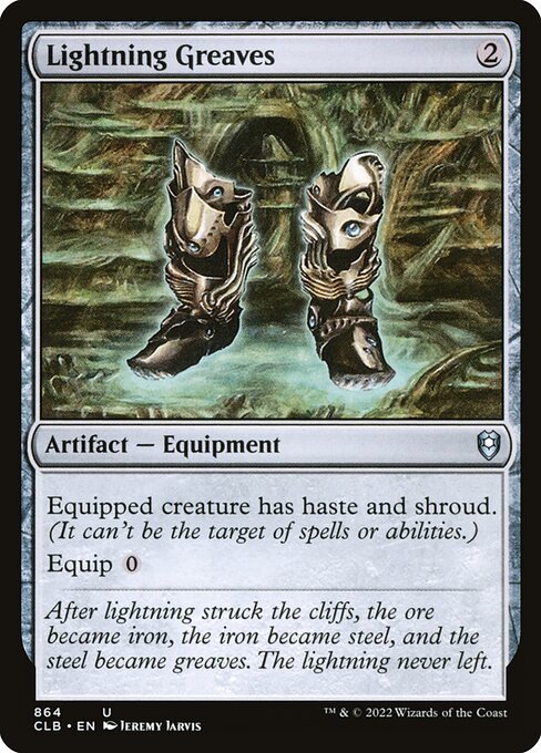 Lightning Greaves<br /><span class="collector-number">Collector No. 864</span>