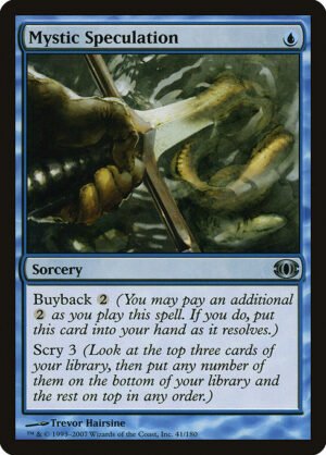 Mystic Speculation - Foil<br /><span class="collector-number">Collector No. 41</span>