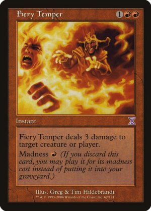 Fiery Temper - Foil<br /><span class="collector-number">Collector No. 62</span>