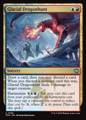 Glacial Dragonhunt - Foil<br /><span class="collector-number">Collector No. 188</span>