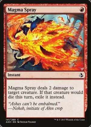 Magma Spray<br /><span class="collector-number">Collector No. 141</span>