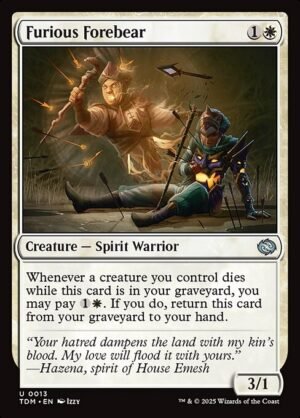 Furious Forebear - Foil<br /><span class="collector-number">Collector No. 13</span>