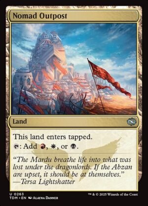 Nomad Outpost - Foil<br /><span class="collector-number">Collector No. 263</span>