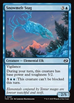 Snowmelt Stag - Foil<br /><span class="collector-number">Collector No. 57</span>
