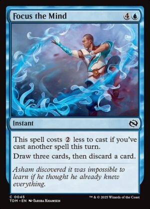 Focus the Mind - Foil<br /><span class="collector-number">Collector No. 45</span>
