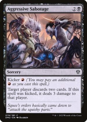 Aggressive Sabotage - Foil<br /><span class="collector-number">Collector No. 78</span>