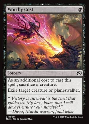 Worthy Cost - Foil<br /><span class="collector-number">Collector No. 99</span>