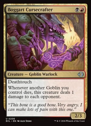 Boggart Cursecrafter<br /><span class="collector-number">Collector No. 206</span>