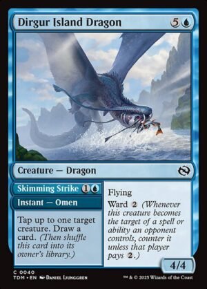 Dirgur Island Dragon // Skimming Strike - Foil<br /><span class="collector-number">Collector No. 40</span>