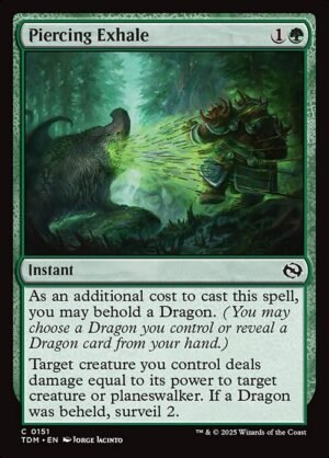 Piercing Exhale - Foil<br /><span class="collector-number">Collector No. 151</span>