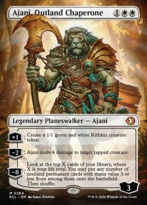 Ajani, Outland Chaperone<br /><span class="collector-number">Collector No. 284</span>