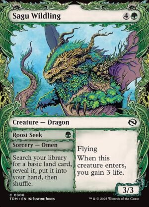 Sagu Wildling // Roost Seek<br /><span class="collector-number">Collector No. 306</span>