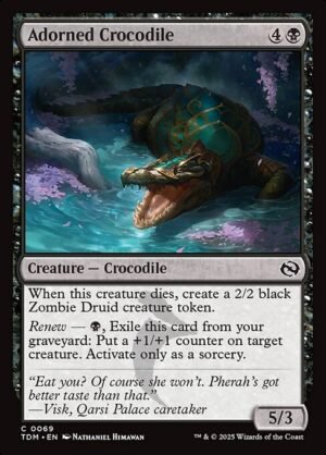 Adorned Crocodile - Foil<br /><span class="collector-number">Collector No. 69</span>