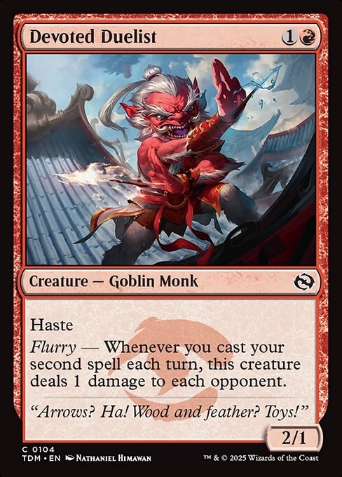 Devoted Duelist<br /><span class="collector-number">Collector No. 104</span>