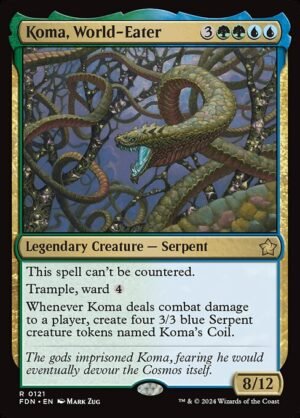 Koma, World-Eater<br /><span class="collector-number">Collector No. 121</span>