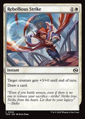 Rebellious Strike - Foil<br /><span class="collector-number">Collector No. 20</span>